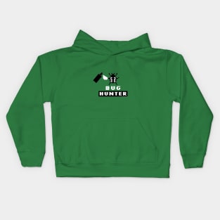 Programmer Bug hunter design Kids Hoodie